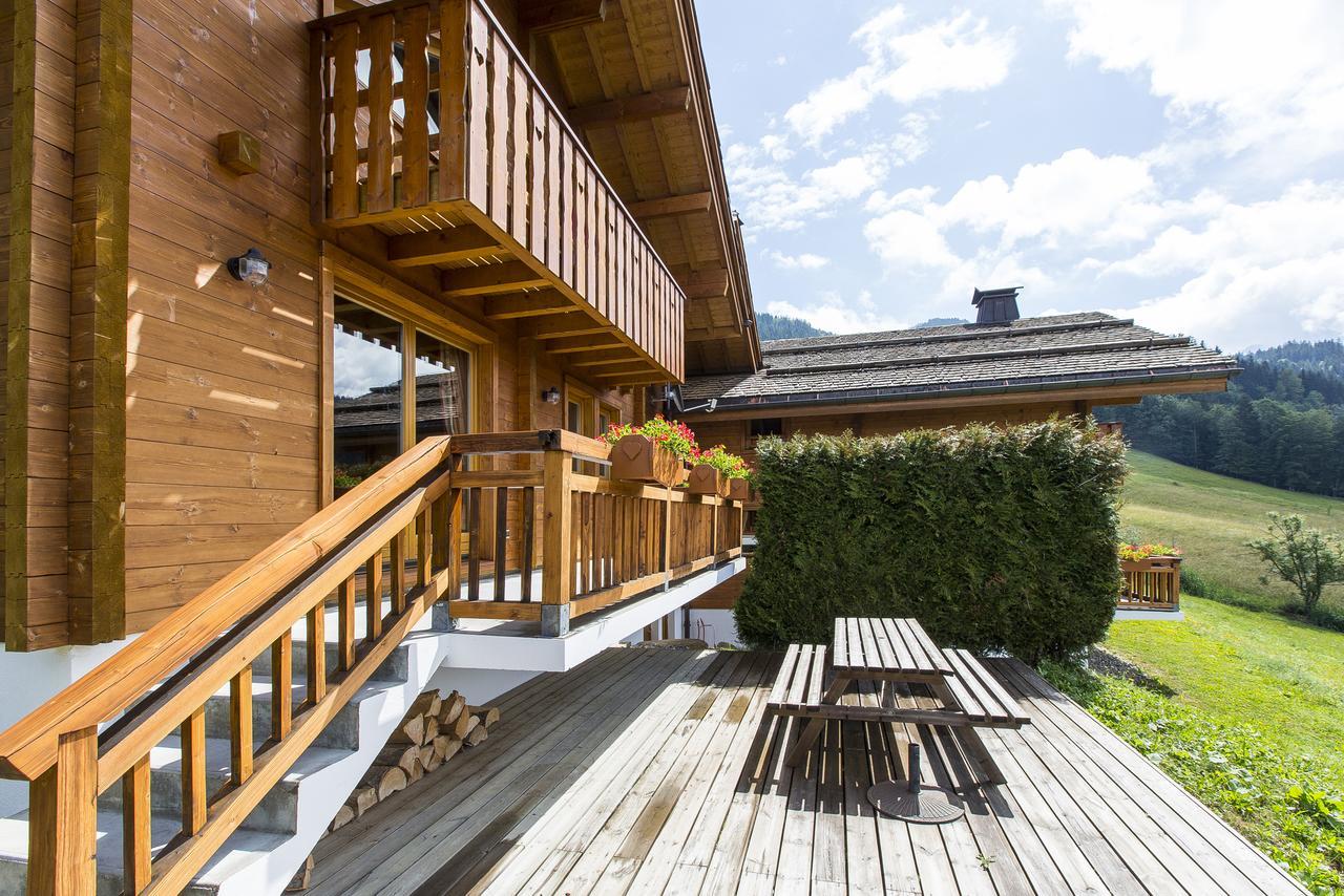Les Chalets Du Danay Saint-Jean-de-Sixt Eksteriør bilde